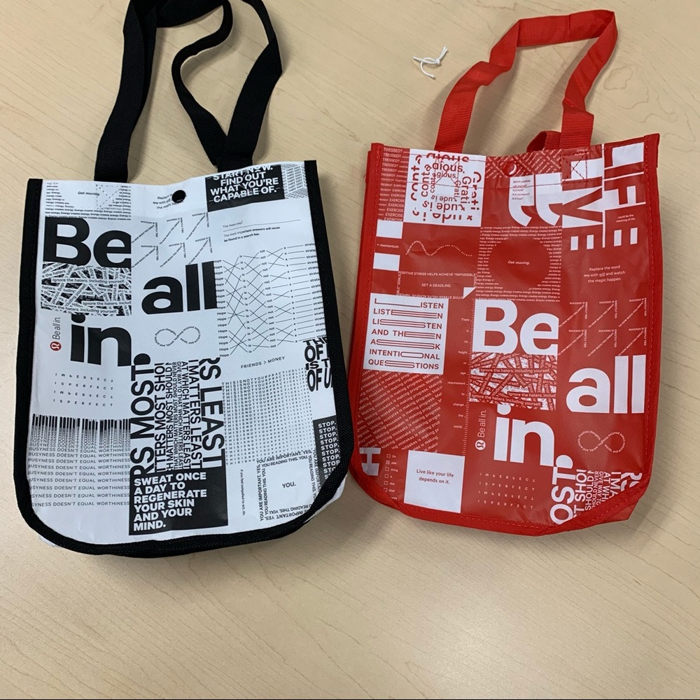2 small lululemon bags